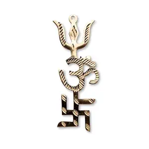 Om Swastik Trishul Trishakti Yantra – Protection and Positivity for Your Home & Office Entrance