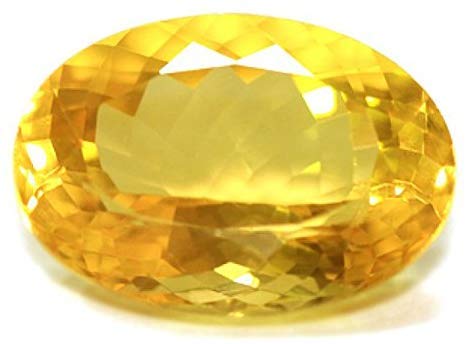 Jewellers 5 to 7 Carat Yellow Sapphire Pukhraj Stone with Lab Certified for Astrological